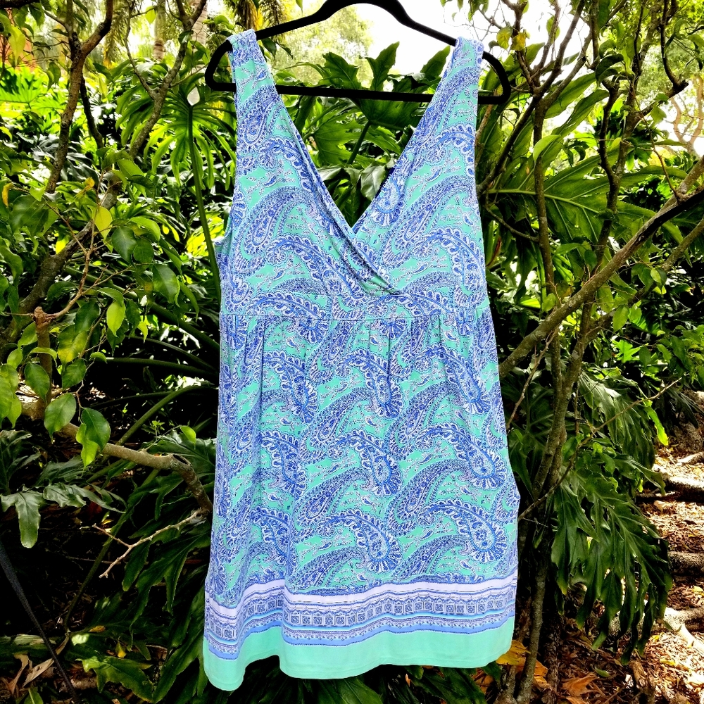 Old Navy plus size aqua dress